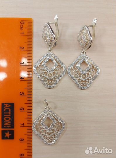 Серебряный комплект
