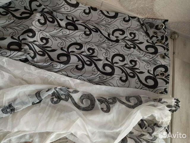 Шторы и тюль в комплекте плюс гардина