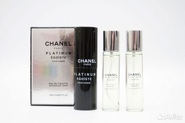 Парфюм Набор Chanel Platinum Egoiste 3x20мл