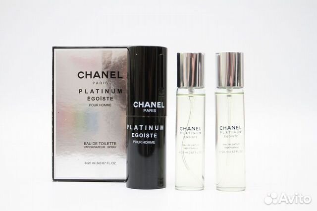 Парфюм Набор Chanel Platinum Egoiste 3x20мл