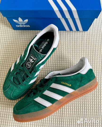 Кроссовки Adidas Gazelle Indoor Green В наличии