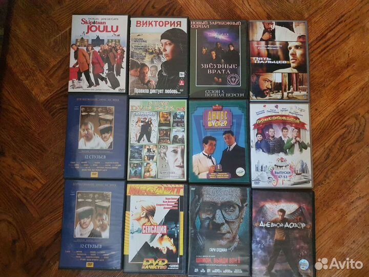 Коллекция DVD дисков 40штук
