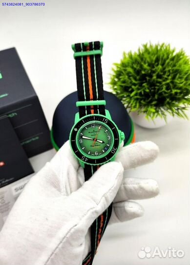 Часы swatch blancpain Indian ocean (Арт.26160)