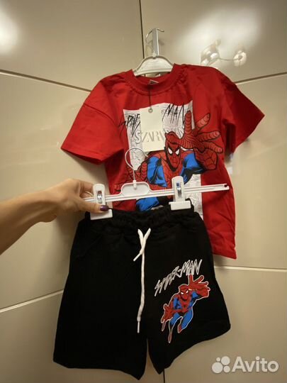 Marvel zara человек Паук 2-8 лет Детские костюмы