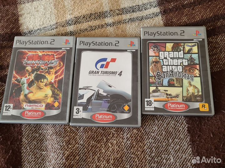 Диски на sony playstation 2/ps2 platinum