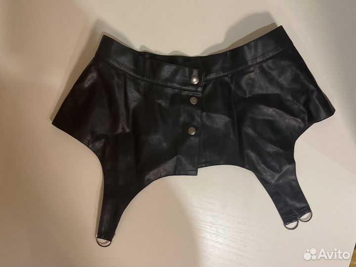 Кожаная баска пояс