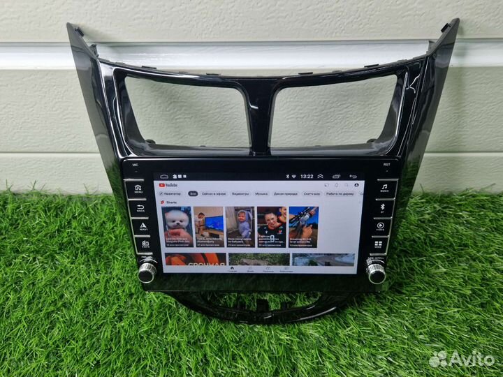 Магнитола Андроид Хёндай Солярис 1 IPS крутилки