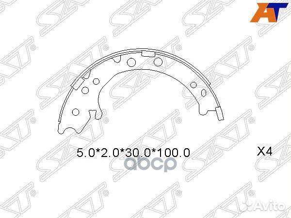 Колодки ручного тормоза honda CR-V RE# 07-12/ST