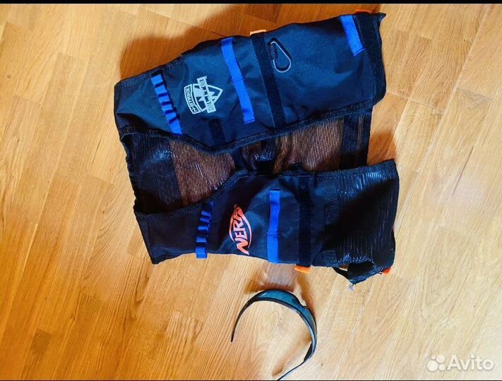 Жилет nerf и очки