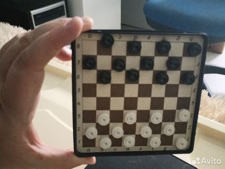 Шашки дорожные СССР на магните