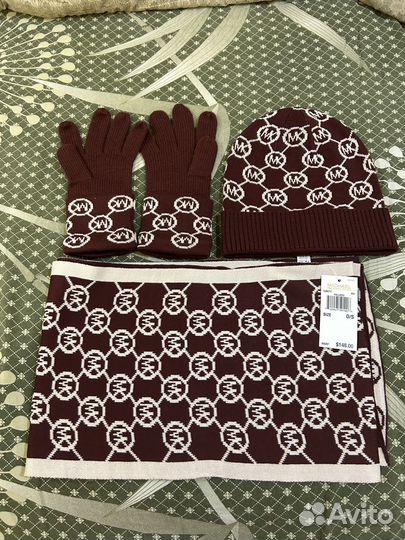 Michael Kors Набор Шапка+Шарф+Перчатки Новые
