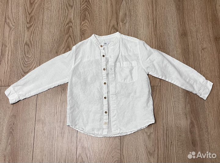 Рубашка zara для мальчика 122