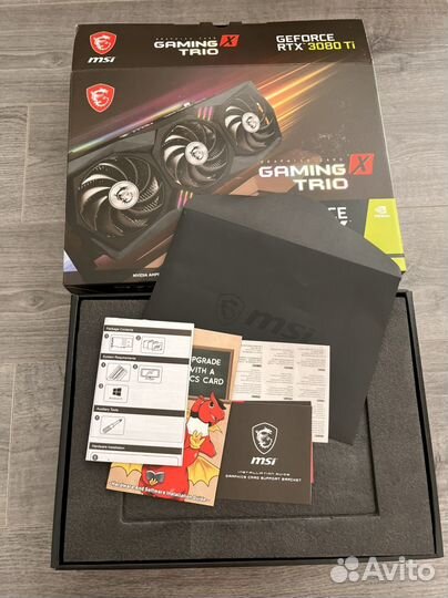 Видеокарта geforce RTX ventus 3X 3080ti