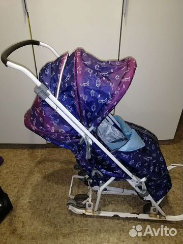 Коляска санки Ника Умка 3-1