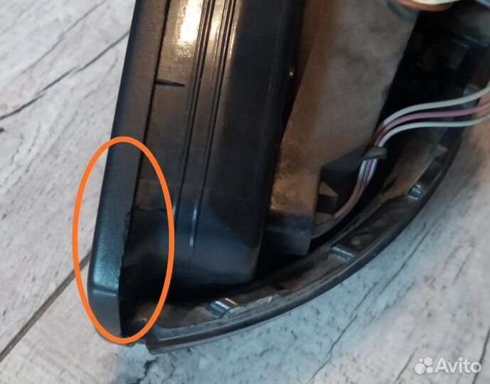 Зеркало правое Фольксваген Поло.(Правый руль)