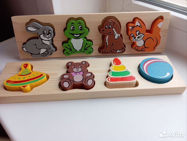 Вкладыши деревянные Томик