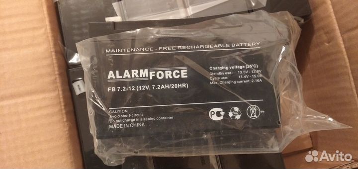 Аккумуляторная батарея Alarm Force FB 12В 7.2Ач