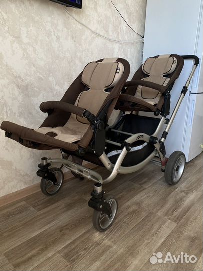 Коляска для двойни 2 в 1 zoom