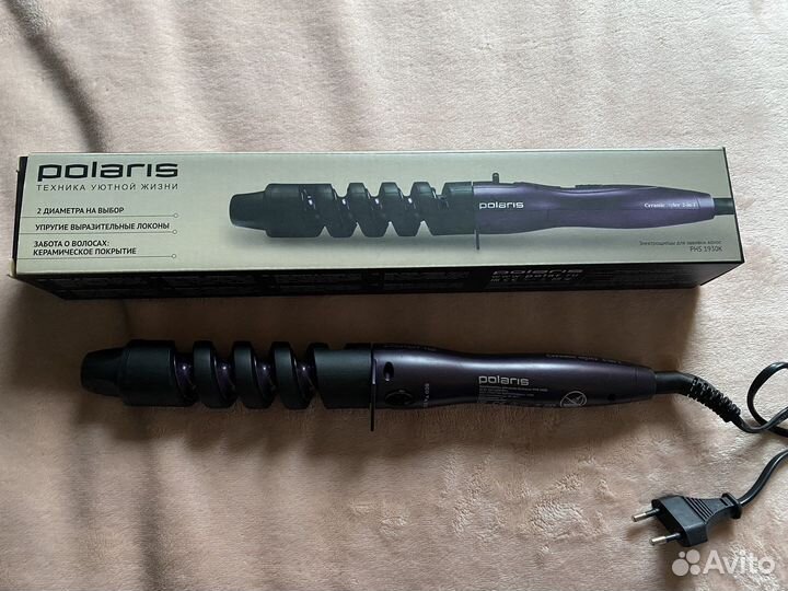 Электрощипцы для завивки волос Polaris