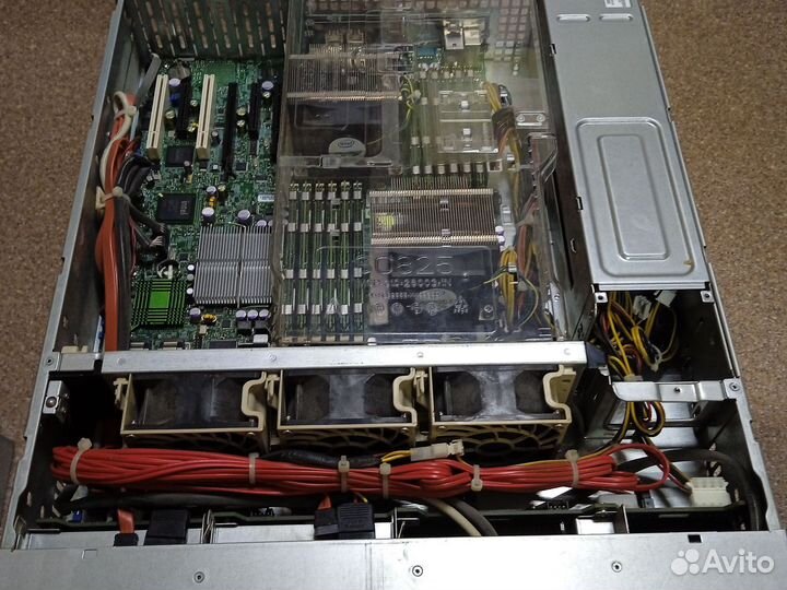 Сервер SuperMicro 2U, 2хE5620, X8DT3-F, DDR3 98G