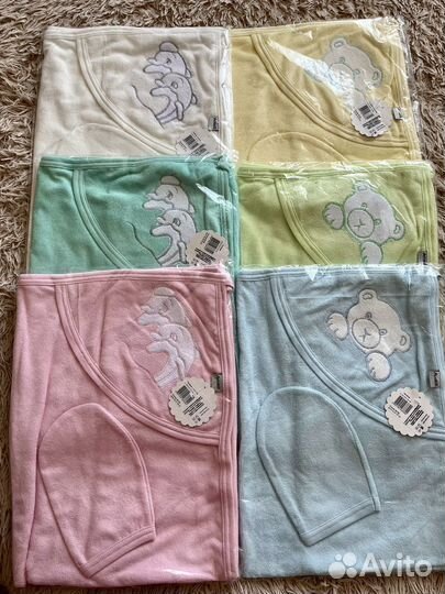 Полотенце уголок детское с руковичкой