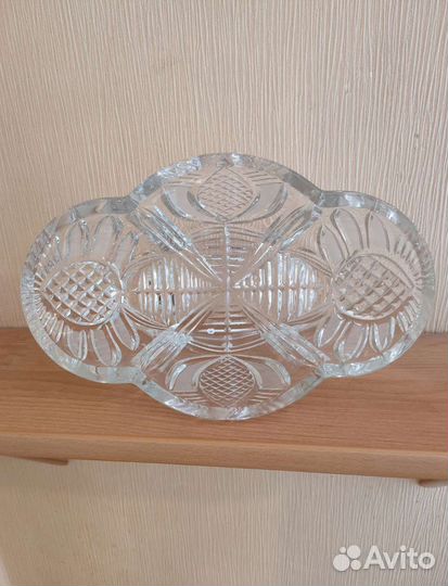 Салатник хрустальный