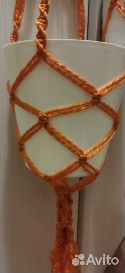 Макраме. Кашпо