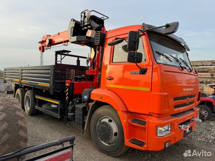 КАМАЗ 65115 с КМУ, 2024