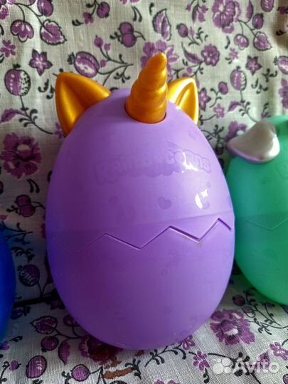 Скорлупки от игрушка яйцо-сюрприз rainbocorns
