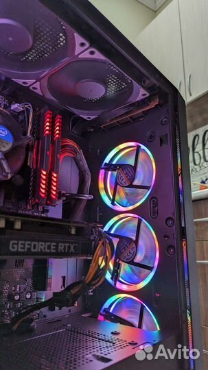 Мощный пк, intel core i7-7700k + RTX 2070