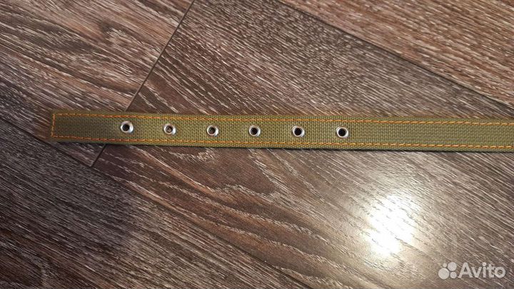 Ремень для собаки брезентовый, двойной