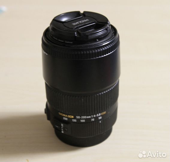 Объектив Sigma AF 50-200mm f/4-5.6 DC OS HSM Canon