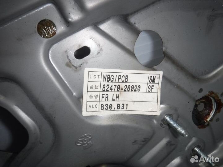 Стеклоподъемник пер. левый Santa Fe Классик