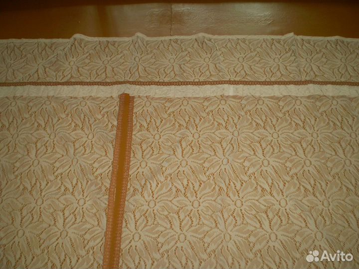 Шторы тюлевые фабричные - 2 шт