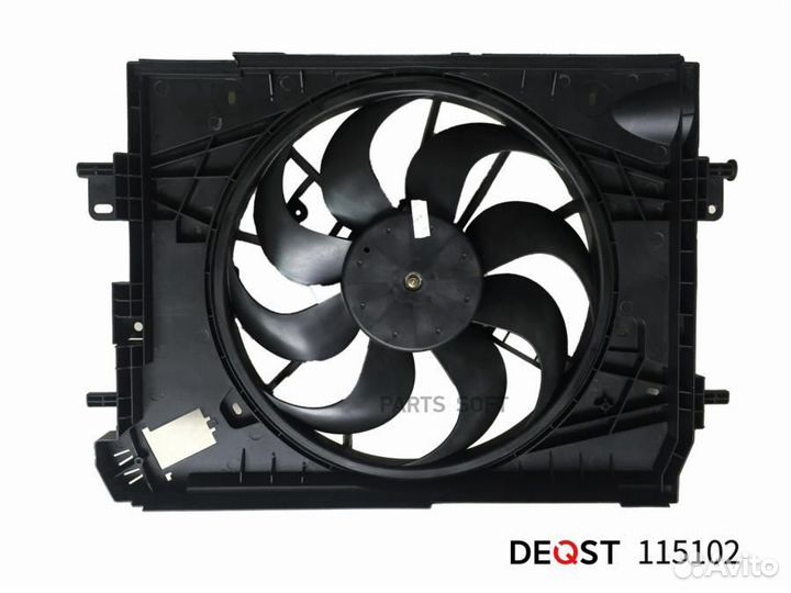 Электорвентилятор renault logan ii 10,13- 115102