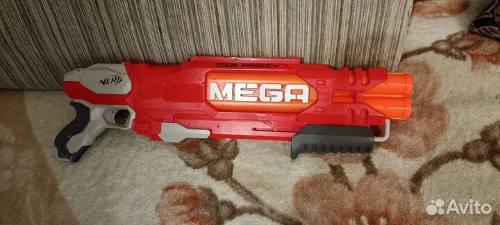 Nerf даблбрич mega и слингфаер zombie strike