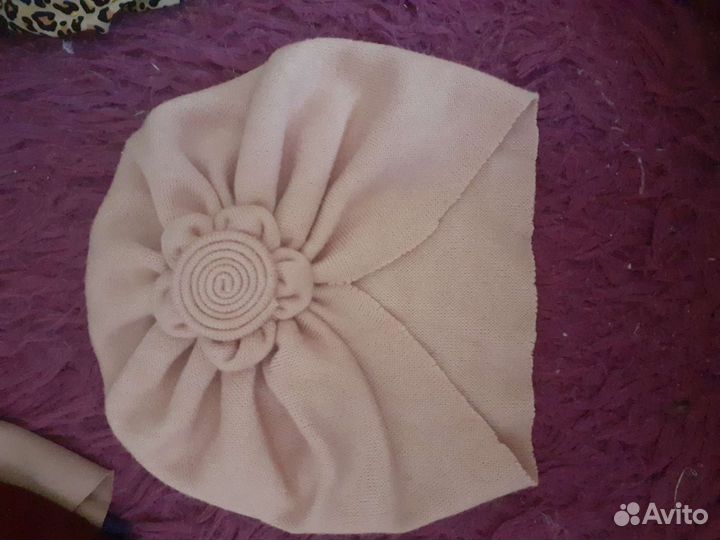 Шапка тюрбан детская