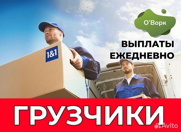 Грузчик с ежедневной выплатой. Код:vy623