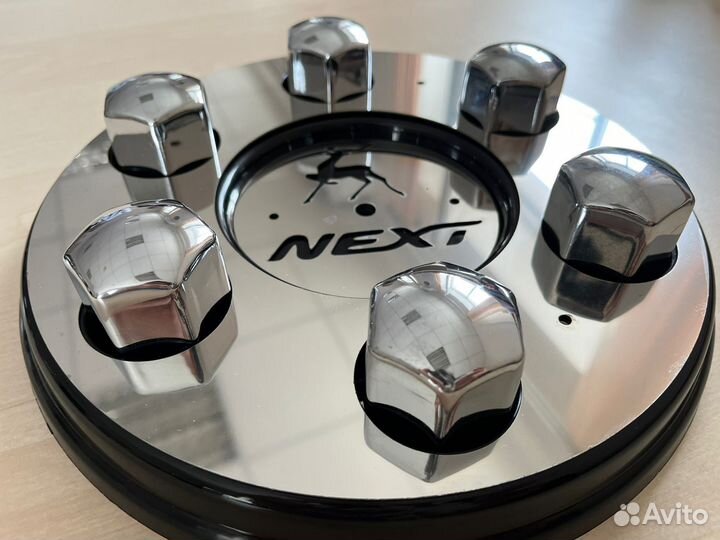 Колпаки на газель нержавейка хром + колпачки