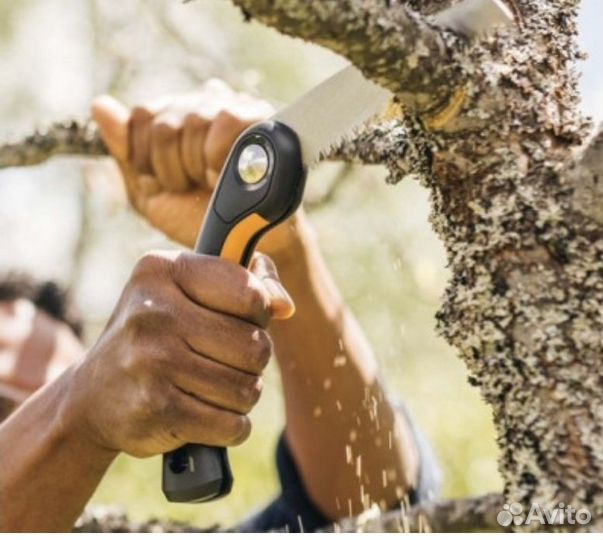 Пила Fiskars SW68 складная садовая из Финляндии