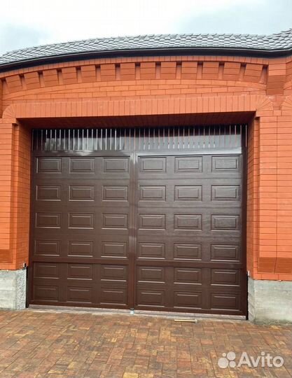 Распашные ворота с калиткой