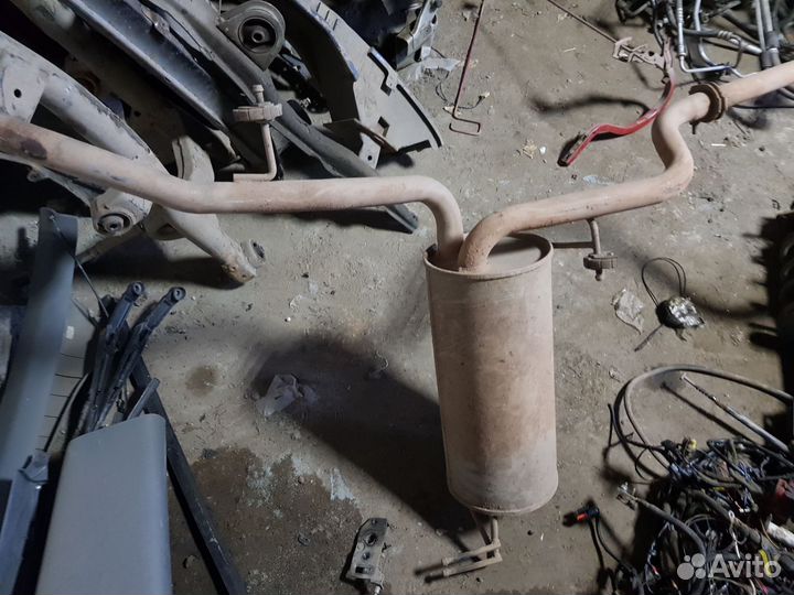 Задняя бочка глушителя Fiat albea