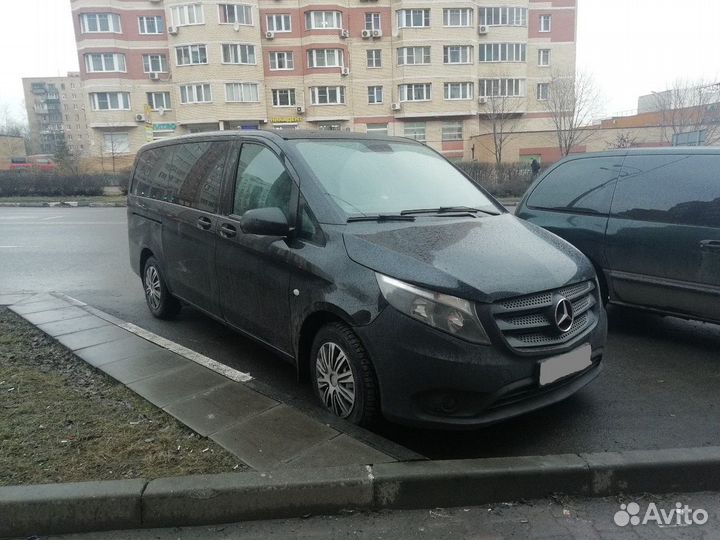 Модельные чехлы на mercedes vito W447 8 мест 2014