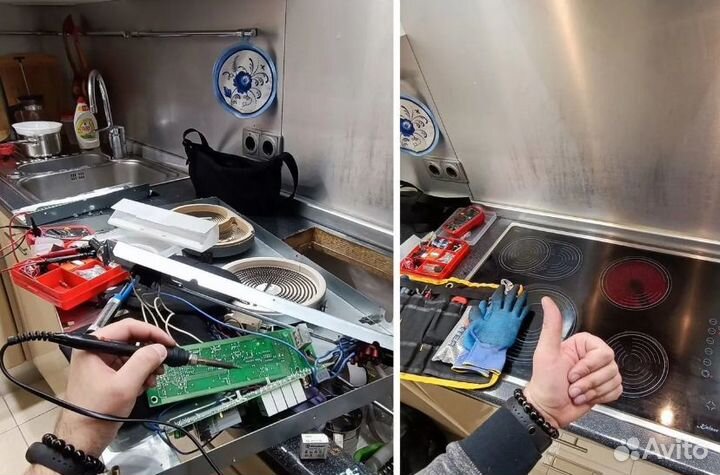 Ремонт варочных панелей и индукционных плит
