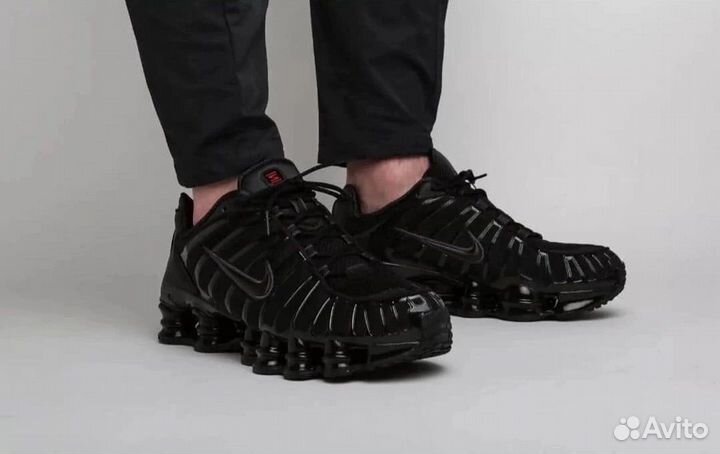 Кроссовки nike shox tl black в наличии