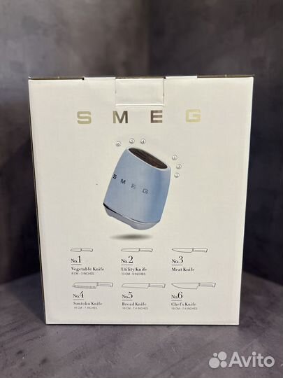 Ножи Smeg blue