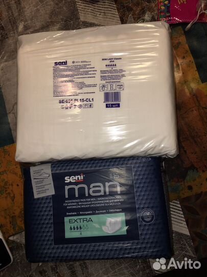 Прокладки урологические seni 4 упаковки