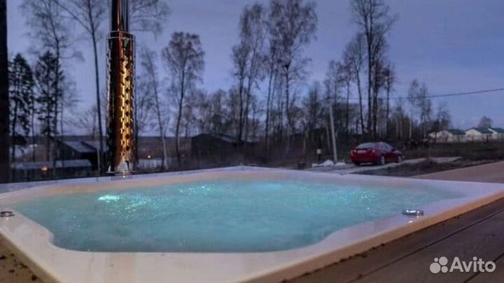 Купель с печкой KUP-7506