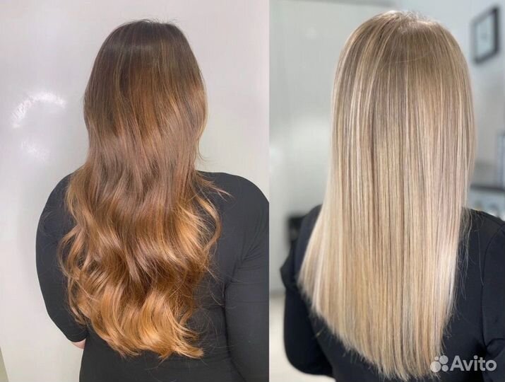 Сложное окрашивание,Блонд,AirTouch,Шатуш,Балаяж