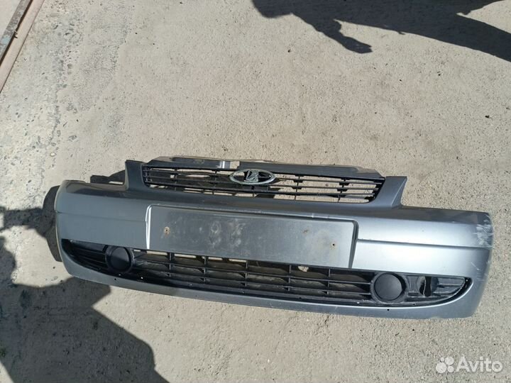 Бампер передний приора